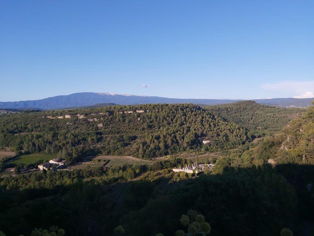 Gite Dans Les Pins Avec Piscine Villa Mazan Exterior foto